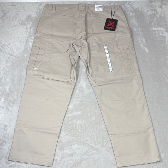 Men's Beige Cargo Pants - Picture 9 of 15